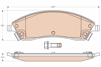 TRW GDB4451 Číslo výrobce: 24074. EAN: 3322938186197.