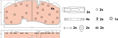 TRW GDB5092 Číslo výrobce: 29165. EAN: 3322937354047.