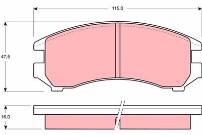 TRW GDB731 Číslo výrobce: 21344. EAN: 3322936407317.