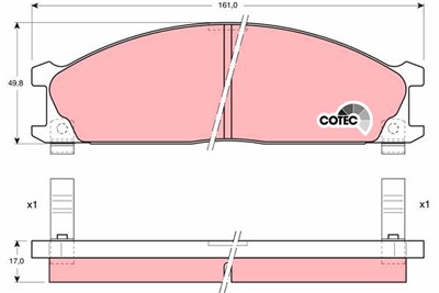 TRW GDB766 Číslo výrobce: 21347. EAN: 3322936407669.