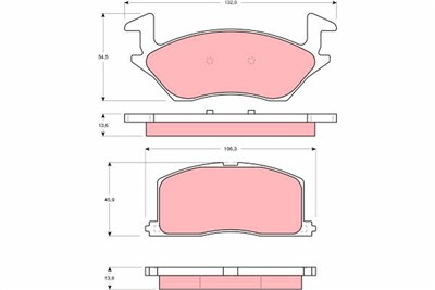 TRW GDB878 Číslo výrobce: 21948. EAN: 3322936408789.