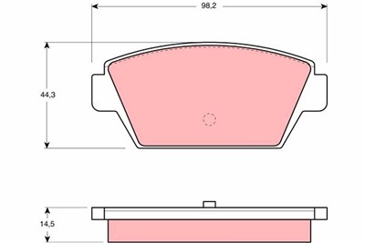 TRW GDB945 Číslo výrobce: 21125. EAN: 3322936409458.
