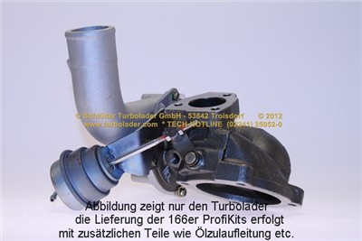 SCHLÜTTER TURBOLADER 166-01020 Číslo výrobce: 172-02760. EAN: 4044578510208.