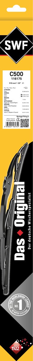 SWF 116175 Číslo výrobce: C500. EAN: 3276421161751.