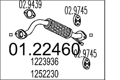 MTS 01.22460 EAN: 8033464448943.