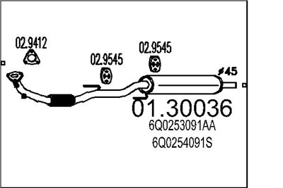 MTS 01.30036 EAN: 8033464450427.