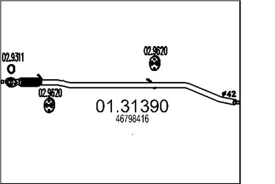 MTS 01.31390 EAN: 8033464012700.