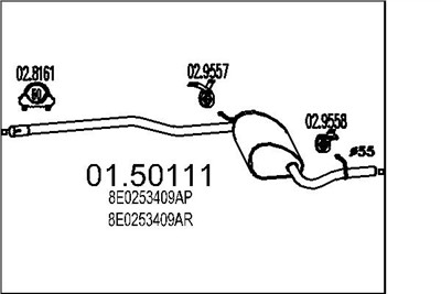 MTS 01.50111 EAN: 8033464016494.