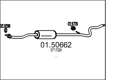 MTS 01.50662 EAN: 8033464898625.