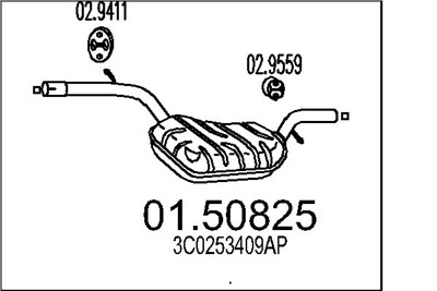 MTS 01.50825 EAN: 8033464931650.