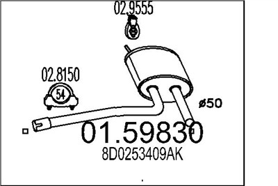 MTS 01.59830 EAN: 8033464026240.