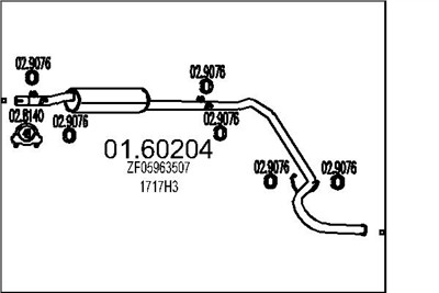 MTS 01.60204 EAN: 8033464028312.