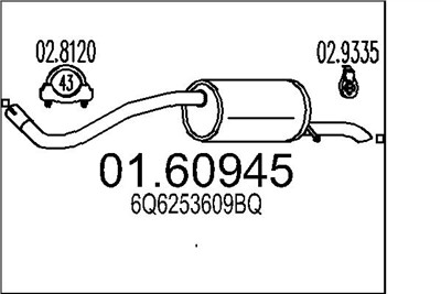 MTS 01.60945 EAN: 8033464899141.