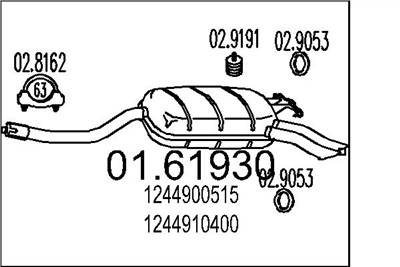 MTS 01.61930 EAN: 8033464031077.