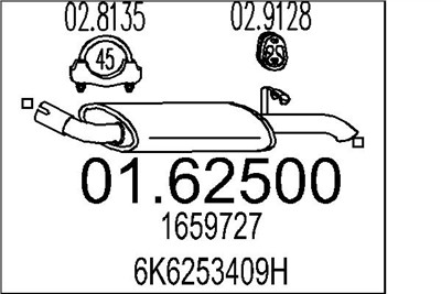 MTS 01.62500 EAN: 8033464031626.