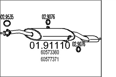 MTS 01.91110 EAN: 8033464042011.
