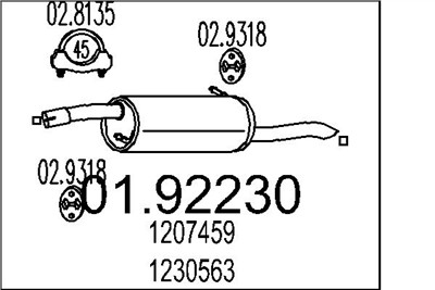 MTS 01.92230 EAN: 8033464042462.