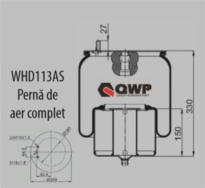QWP WHD113AS