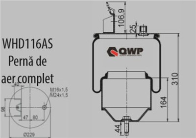QWP WHD116AS