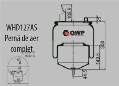 QWP WHD127AS