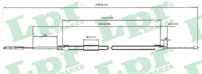 LPR C0077B Číslo výrobce: C0077B. EAN: 8032928111133.