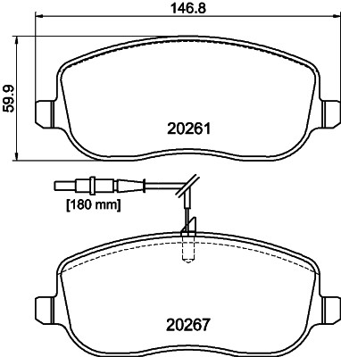 HELLA 8DB 355 010-501 Číslo výrobce: 20261. EAN: 4082300354812.