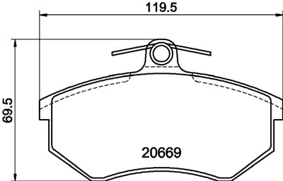 HELLA 8DB 355 017-701 Číslo výrobce: 20669. EAN: 4082300362015.