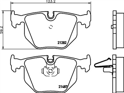 HELLA 8DB 355 006-691 Číslo výrobce: 21282. EAN: 4082300351002.