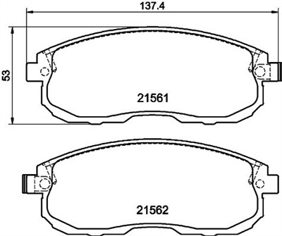 HELLA 8DB 355 013-991 Číslo výrobce: 21561. EAN: 4082300358308.