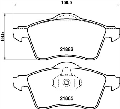HELLA 8DB 355 008-011 Číslo výrobce: 21883. EAN: 4082300352320.
