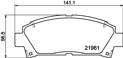 HELLA 8DB 355 016-721 Číslo výrobce: 21961. EAN: 4082300361032.