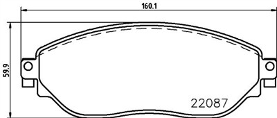 HELLA 8DB 355 021-891 Číslo výrobce: 22087. EAN: 4082300493542.