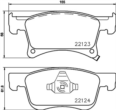 HELLA 8DB 355 023-021 Číslo výrobce: 22123. EAN: 4082300597912.