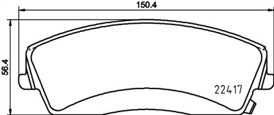 HELLA 8DB 355 025-001 Číslo výrobce: 22417. EAN: 4082300599893.