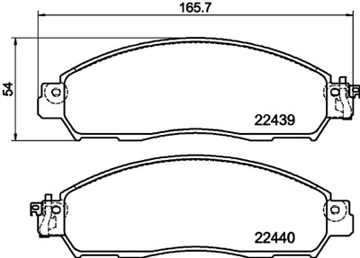 HELLA 8DB 355 039-331 Číslo výrobce: 22439. EAN: 4082300731255.