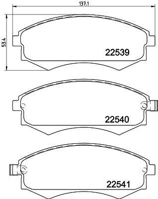 HELLA 8DB 355 032-081 Číslo výrobce: 22539. EAN: 4082300690569.