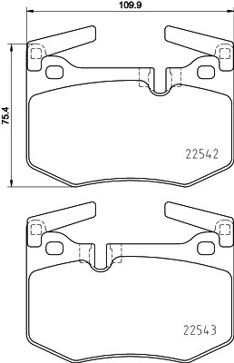 HELLA 8DB 355 025-611 Číslo výrobce: 22542. EAN: 4082300600506.