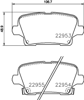 HELLA 8DB 355 039-501 Číslo výrobce: 22953. EAN: 4082300731422.