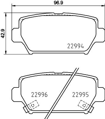 HELLA 8DB 355 039-401 Číslo výrobce: 22994. EAN: 4082300731323.