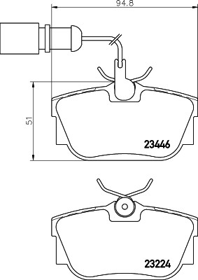 HELLA 8DB 355 018-571 Číslo výrobce: 23224. EAN: 4082300362886.