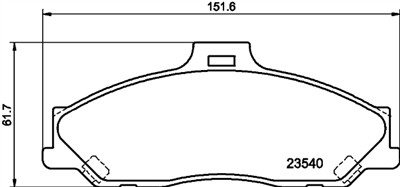 HELLA 8DB 355 009-751 Číslo výrobce: 23540. EAN: 4082300354065.