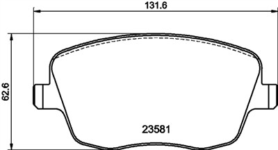 HELLA 8DB 355 018-801 Číslo výrobce: 23581. EAN: 4082300363111.