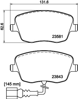 HELLA 8DB 355 018-811 Číslo výrobce: 23581. EAN: 4082300363128.
