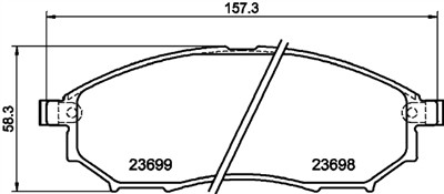 HELLA 8DB 355 013-141 Číslo výrobce: 23698. EAN: 4082300357455.