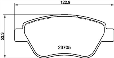 HELLA 8DB 355 011-871 Číslo výrobce: 23705. EAN: 4082300356182.