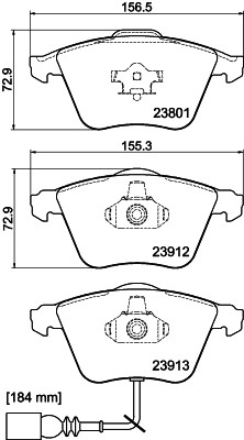 HELLA 8DB 355 010-351 Číslo výrobce: 23801. EAN: 4082300354669.