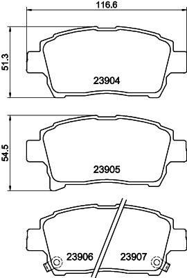 HELLA 8DB 355 010-901 Číslo výrobce: 23904. EAN: 4082300355215.