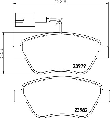 HELLA 8DB 355 012-841 Číslo výrobce: 23979. EAN: 4082300357158.