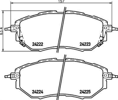 HELLA 8DB 355 012-031 Číslo výrobce: 24222. EAN: 4082300356342.