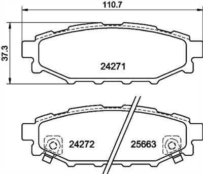 HELLA 8DB 355 012-261 Číslo výrobce: 24271. EAN: 4082300356571.